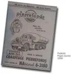 Notre annonce dans les pages jaunes, 1958.
